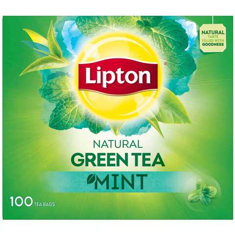 شاي ليبتون أخضر نعناع 100 كيس
