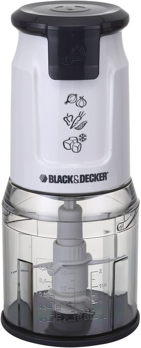 Black & Decker vertical chopper and chopper, 300 watts, 500 ml, 2 –  Mega Hardware