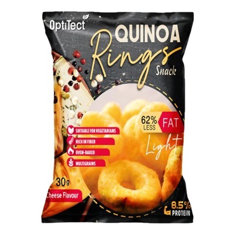 OptiTect Quinoa Cheese Flavour Light Rings Snack 30g price in UAE ...