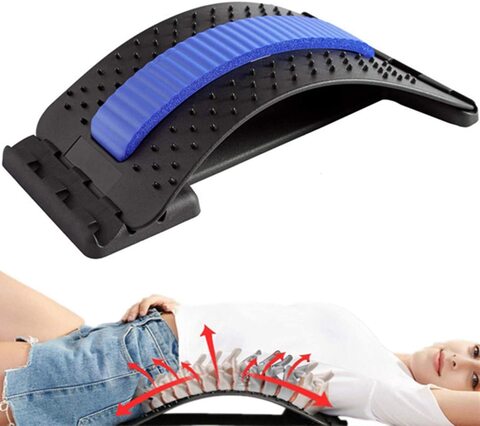 Back Massager Stretcher Lower and Upper Back Pain Relief Massage Tools  Lumbar