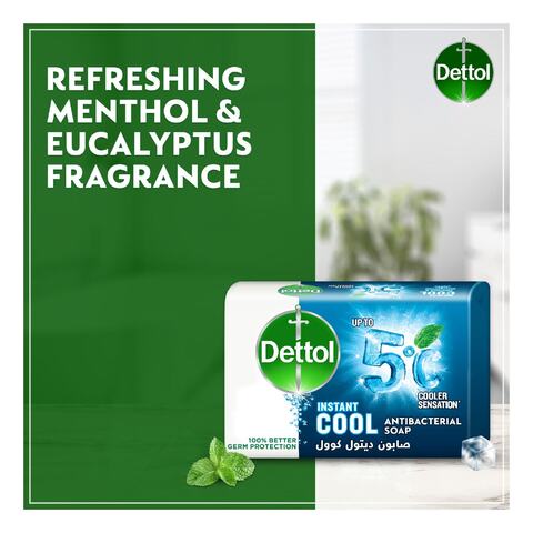 Dettol Cool Anti- Bacterial Bar Soap Blue 120g