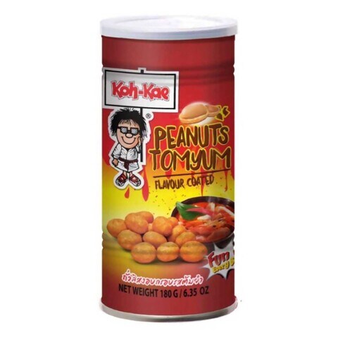 Buy Koh-Kae Tom Yum Flavoured Coated Peanut 180g in UAE