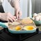 Atraux Non-Stick 4-Hole Granite Pan For Omelet &amp; Pancakes
