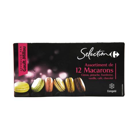 Carrefour macarons assorted 12 pieces