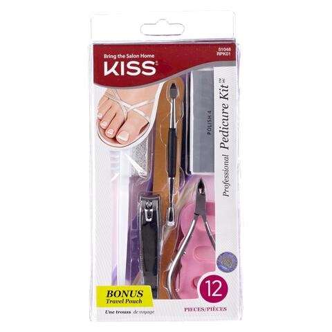 Kiss Profesional Pedicure Kit RPK01 Silver 3 count