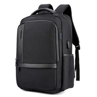 Arctic Hunter Business Backpack 15.6 inch Laptop Bag for Men Water Resistant Laptop Backpack for Office School Travel Smart Bag with USB Port for Men Women B00120C Black