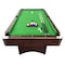 Simbashoppingmea - 7 Ft Pool Table Green Cloth With Tennis Table And Accessories &ndash; Sirio