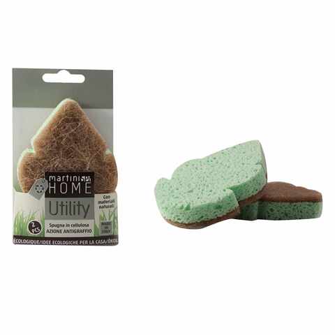 اشتري Martini Spa Home Utility Cellulose Sponge Multicolour 2 count في الامارات