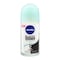 NIVEA Antiperspirant Roll-on for WoMen Black &amp; White Invisible Protection Clean 50ml