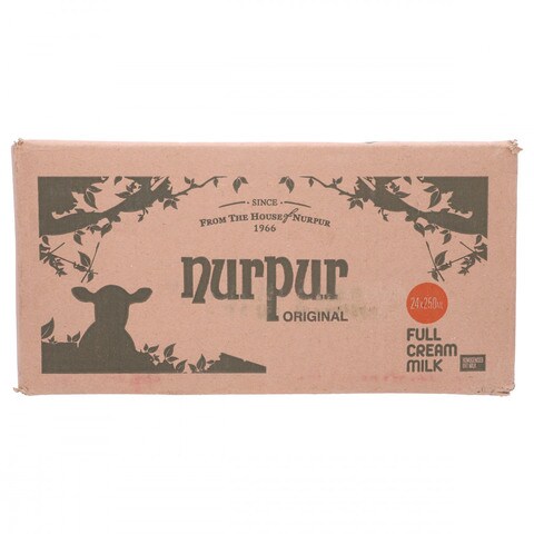 Nurpur Original Full Cream Milk 250 ml (Pack of 24)