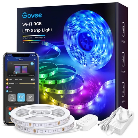 Govee Wi-Fi RGB LED Strip Lights (5m&Atilde;&mdash; 2 Rolls)