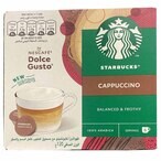 Buy Starbucks Cappuccino by NESCAFE DOLCE GUSTO Coffee Pods, Box of 6+6, 120g in Kuwait