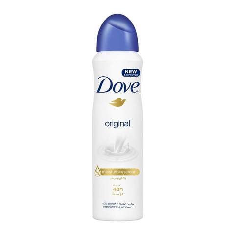 Dove Women Antiperspirant Deodorant Spray For Refreshing 48Hour Protection Original Alcohol Free