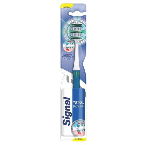 Signal Vertical Expert Toothbrush Medium Green