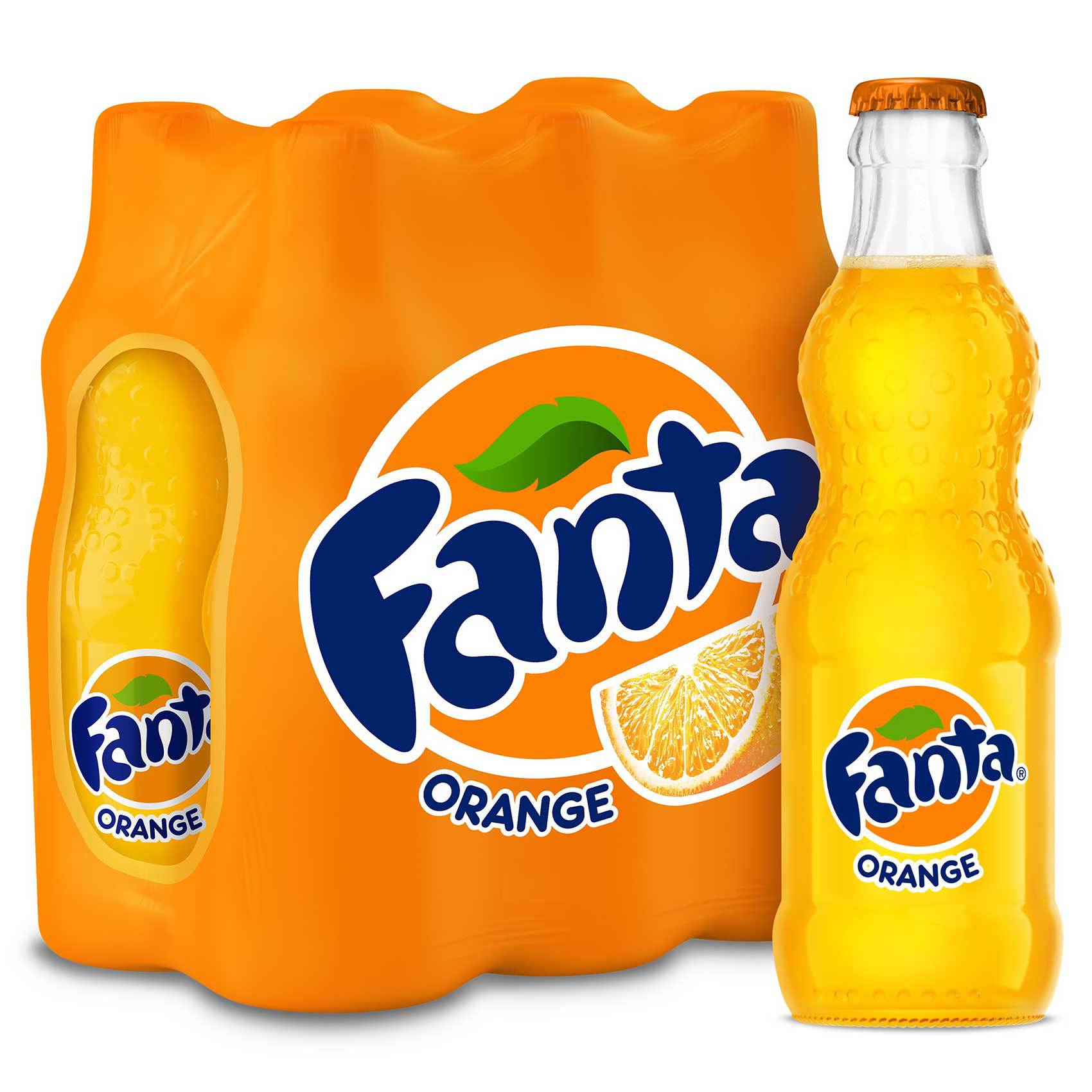 Buy Fanta Orange Flavoured Carbonated Soft Drink 250ml x6 Online Shop