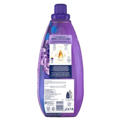 Comfort Ultimate Care Concentrated Fabric Softener Lavender And Magnolia Purple 1.5L