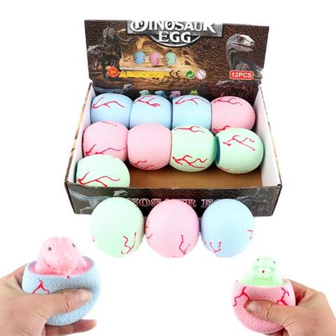 Anxiety Release Toy Fidget Toys Ball Box Stressful Vent Dinosaur Egg Cup Ball Mini Cute Healed Squeeze Ball
