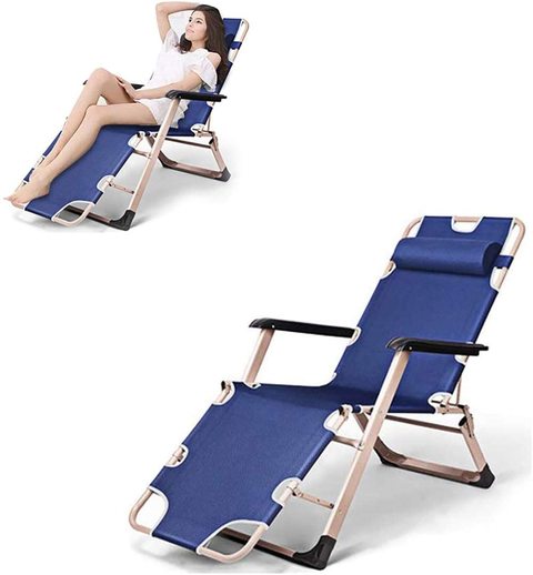 Lawn chair that deals reclines