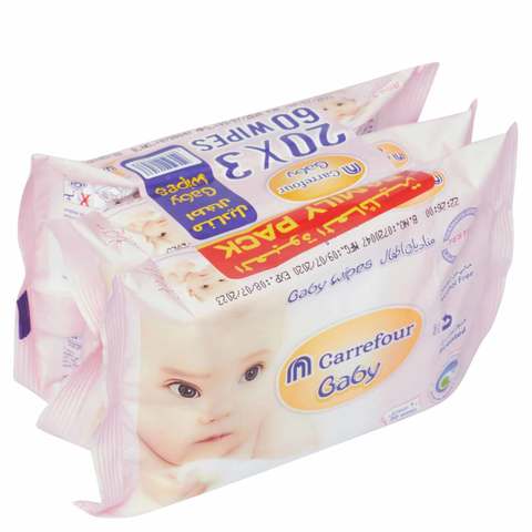 Buy Water Wipes Purest Baby Wipes White 60 Wipes Pack of 4 Online - Shop  Baby Products on Carrefour UAE