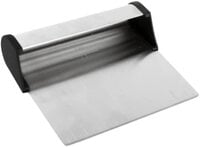 Stainless Steel Pizza Bench Scraper, Non Slip Food Scraper with Measuring Scale
