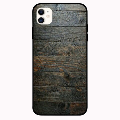 Theodor - Apple iPhone 12 6.1 inch Case Old Wood Flexible Silicone Cover