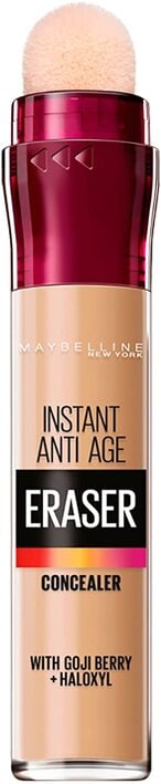 Buy Maybelline Concealer Instant Anti Age Eraser Eye Concealer, Dark Circles And Blemish Concealer, Ultra Blendable Vegan Formula 04 Honey in UAE