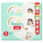 Buy Pampers Premium Care Pants Diapers Size 5  40 Diapers Pack of 2 in UAE