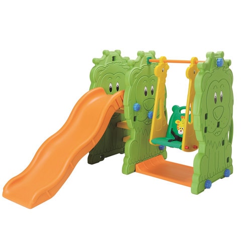 Chamdol Lion Star Slide And Swing 2 Seat Multicolour