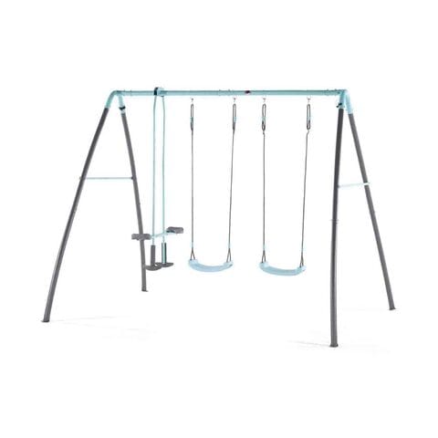 Plum Premium Metal Double Swing and Glider with Mist (Plus Extra Supplier&#39;s Delivery Charge Outside Doha)