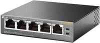 TP-Link TL-SF1005P V2, 5 Port Fast Ethernet PoE Switch, 4 PoE+ Ports @67W, Desktop, Plug &amp; Play , Sturdy Metal w/Shielded Ports, Fanless, Limited Lifetime Protection, Extend &amp; Priority Mode