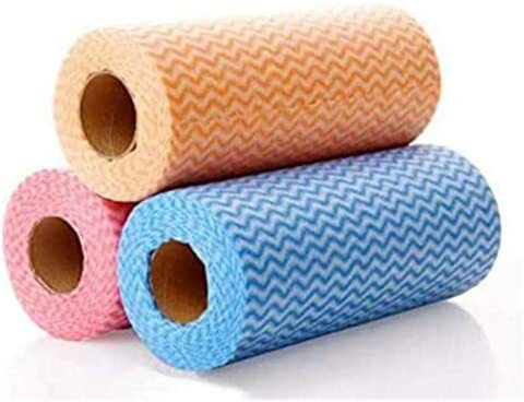 Reusable Cleaning Cloths Dish Washing Wipes Paper Towels Roll