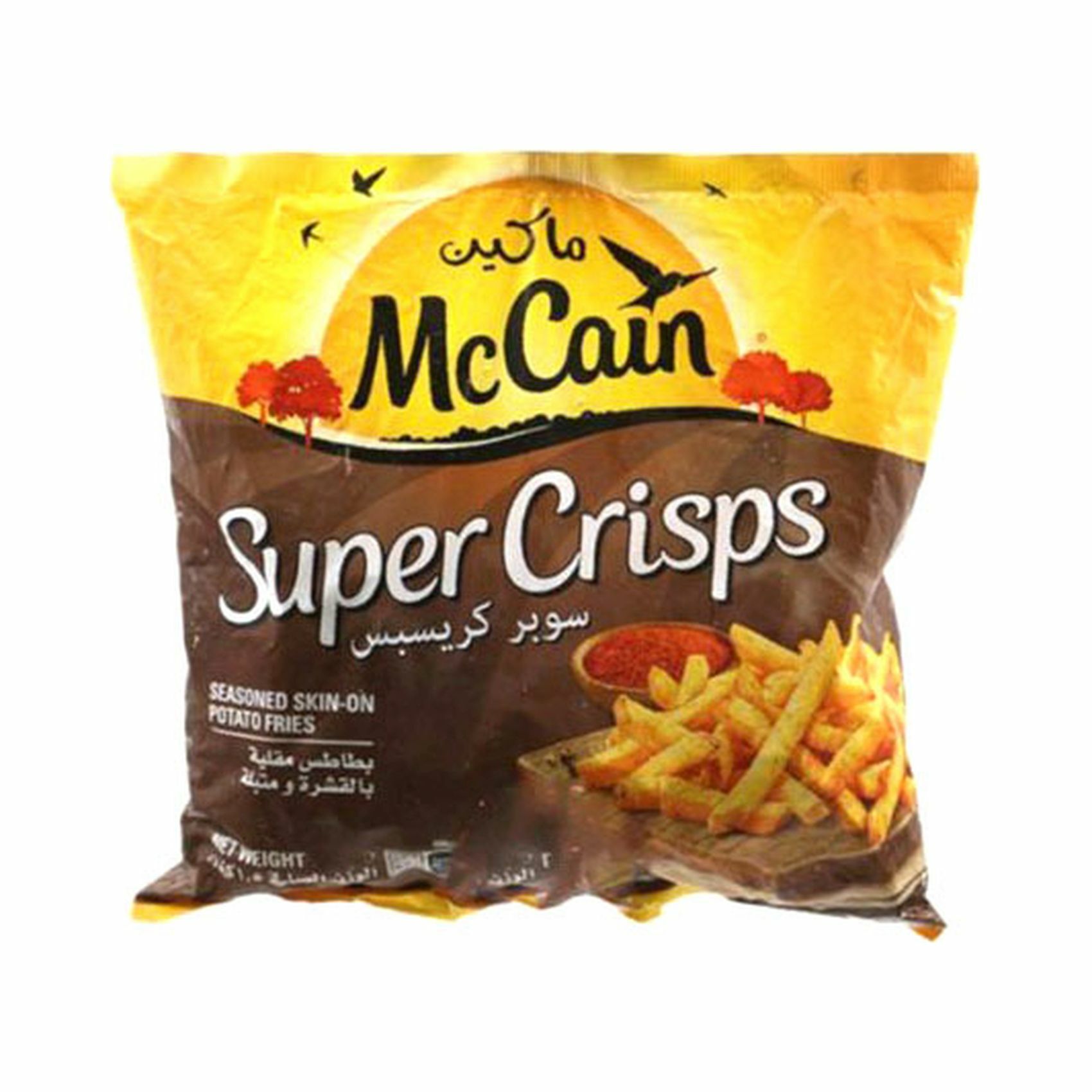 Buy McCain Super Crisps Seasoned SkinOn Potato Fries 750g Online Shop Frozen Food on