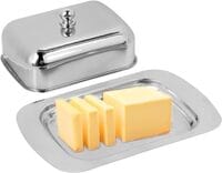 Atraux Stainless Steel Butter Dish With Lid
