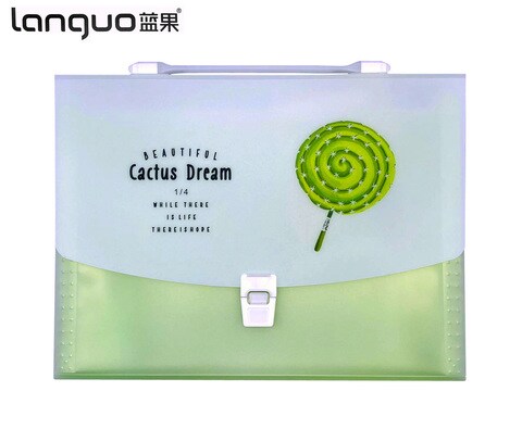 Languo Style - Beautiful Cactus Dream File Envelope Green
