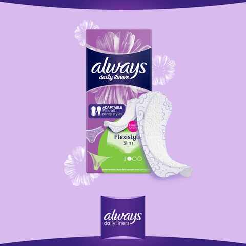 Always Multiform Protect Daily Liners Slim Pantyliners White 20 Liners