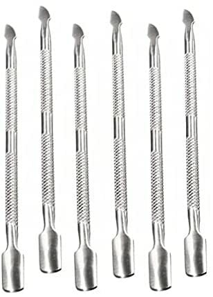 اشتري Generic Professional Stainless Steel Nail Cuticle Pusher, Manicure Pedicure Tool (6 Pieces) في الامارات