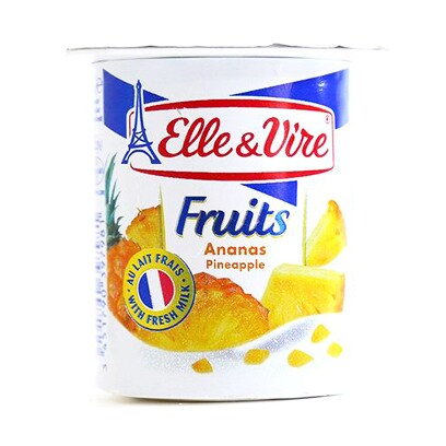 Elle And Vire Dairy Dessert Ananas 125GR