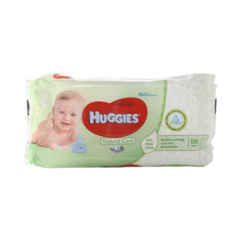 Huggies Natural Care Baby Wipes 56pcs
