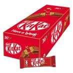 Buy Nestle KITKAT 2 Finger Milk Chocolate Wafer 17.7g Pack of 36 in UAE