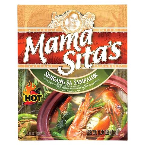Mama Sitas Tamarind Seasoning Mix Hot 50g