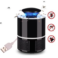 Generic-Mosquito Killer Lamp Electronic LED Light Pest Insect Bug Zapper Non Toxic Fly Pests Catcher Lamp 360 Degrees LED USB Powered Indoor Insect Mosquito Killer Light