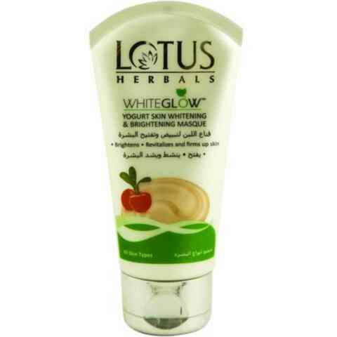 Lotus Herbal White Glow Yogurt Skin Whitening Brightening Masque