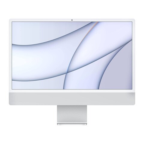 Apple iMac M1 With 4.5K Retina 24-Inch Display 8GB RAM 256GB SSD 8 Core GPU English Silver