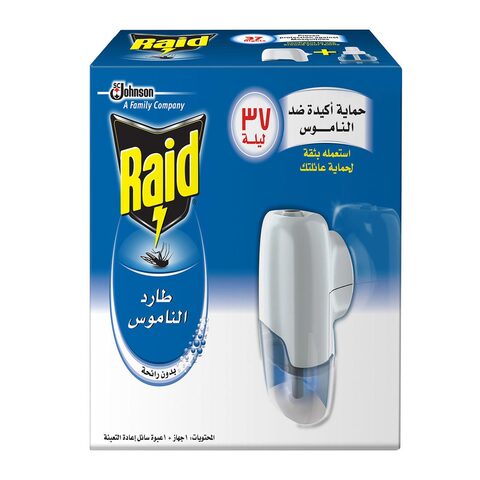 Raid Electric Mosquito Repellent - 37 Nights