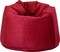Luxe Decora Soft Suede Velvet Bean Bag Cover Only (3XL, Red)