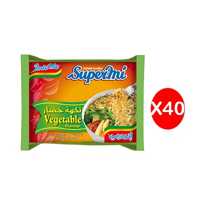 Buy Indomie Vegetable Noodles 70GR X40 Online - Shop Food Cupboard on