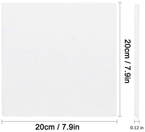 Buy Generic Painting Canvas Panel Boards 12 Pack 8 X 8 Canvas