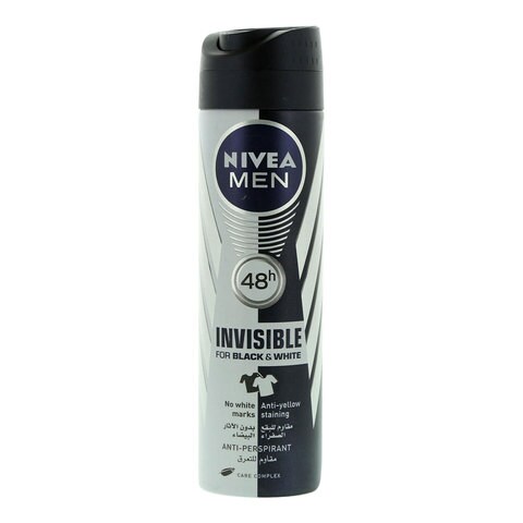 Nivea Men Deodorant Invisible For Black &amp; White Anti-Perspirant 150 Ml