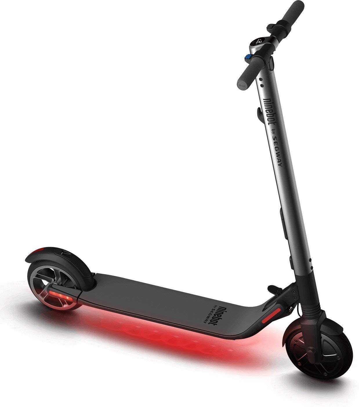 Buy Ninebot By Segway Es2 Kick Scooter High Performance 8 Inch Front And 7 5 Inch Back Tires Up To 15 5 Mile Range 15 5mph Top Speed Cruise Control Mobile App Connectivity Dark Grey