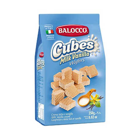 Balocco Cubes Wafer Milk Vanilla 250GR